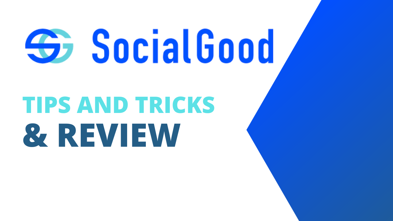 What is the SocialGood (SG) app?